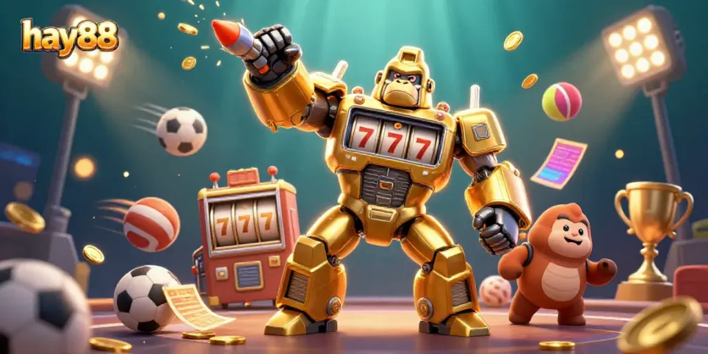 Experience exciting gameplay at hay88 with dynamic casino-themed characters and elements.