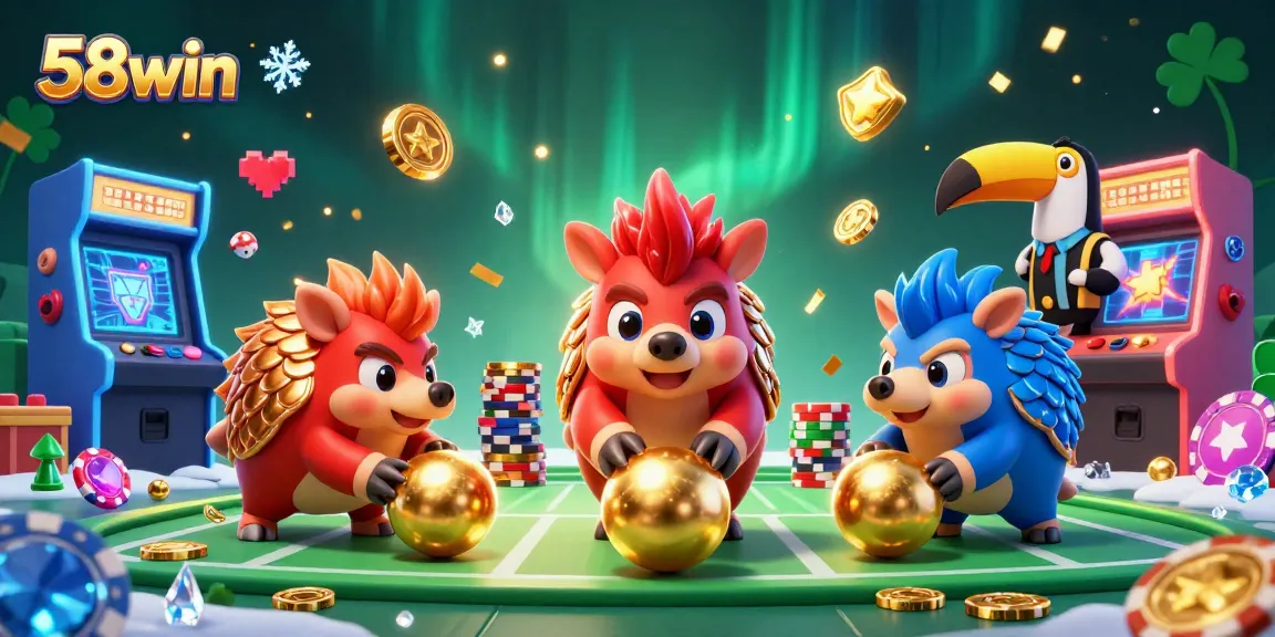 Experience thrilling gameplay with 58win as rival pangolins roll through poker chips in a vibrant casino
