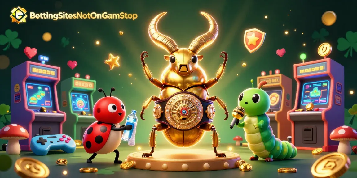 Engage with BettingSitesNotOnGamStop at a vibrant casino showdown featuring unique characters.