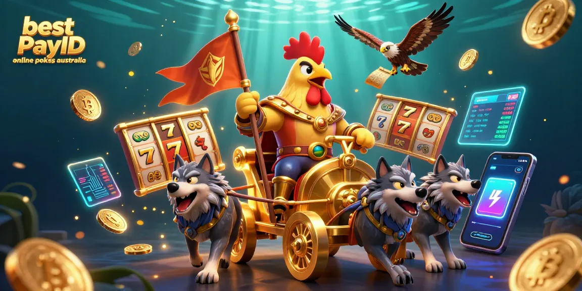 Play the best PayID online pokies in Australia with vibrant 3D characters and gaming elements.