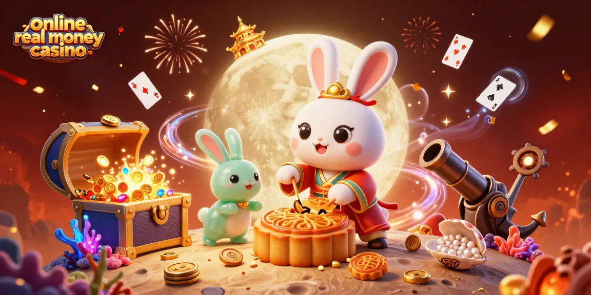 Experience thrilling wins at an online real money casino with our vibrant 3D casino-themed illustration.